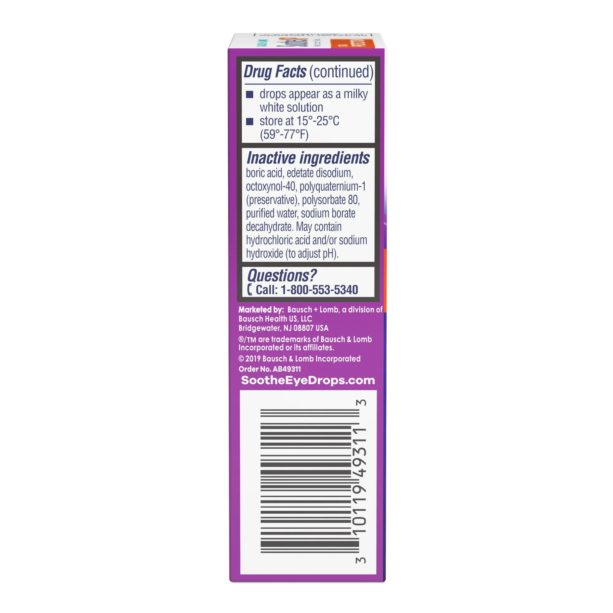 Soothe XP Eye Drops for Dry Eye Symptoms, Xtra Protection Lubricating Eye Drops – 0.5 FL OZ