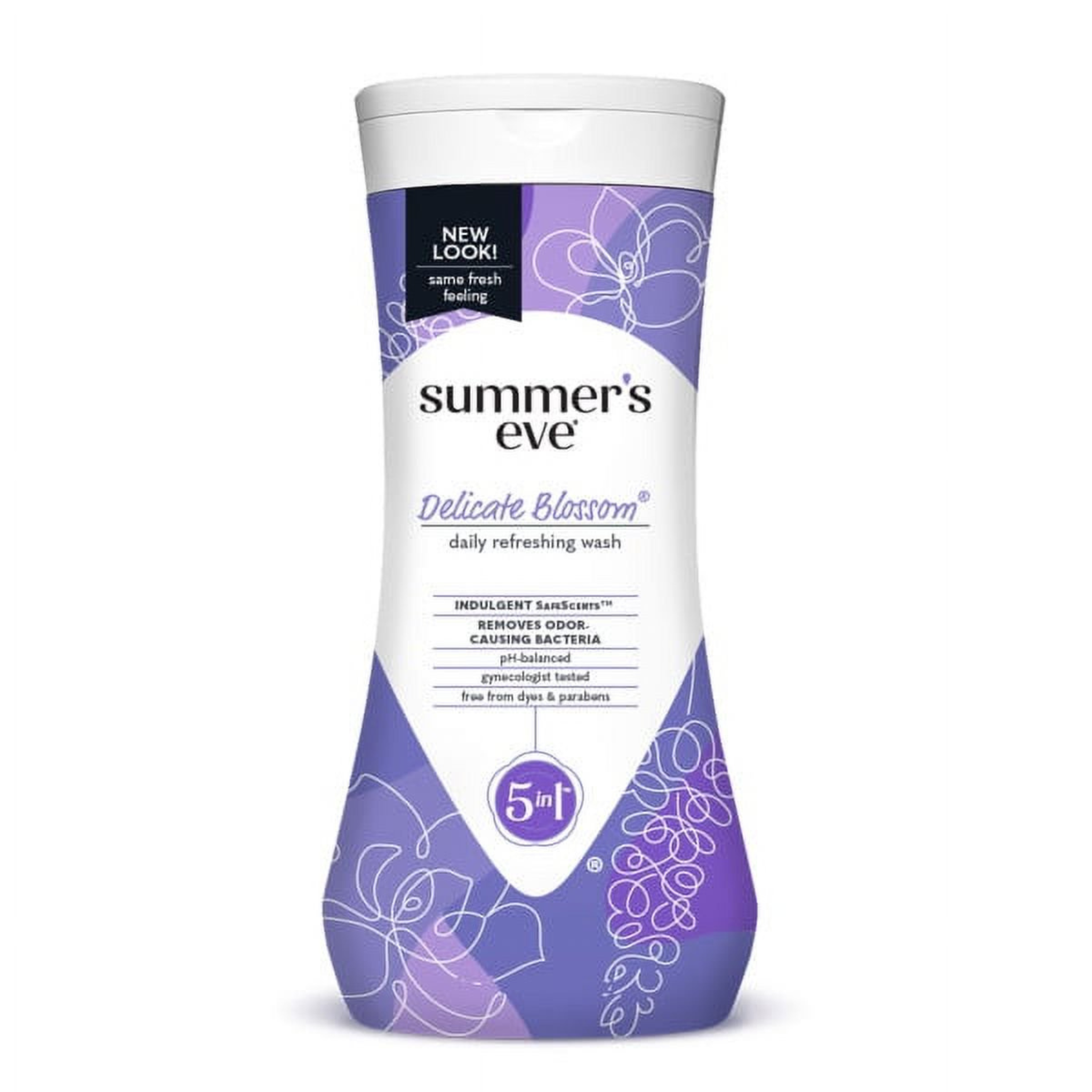 Summer's Eve Delicate Blossom Daily Refreshing Feminine Wash, PH Balanced, 15 oz