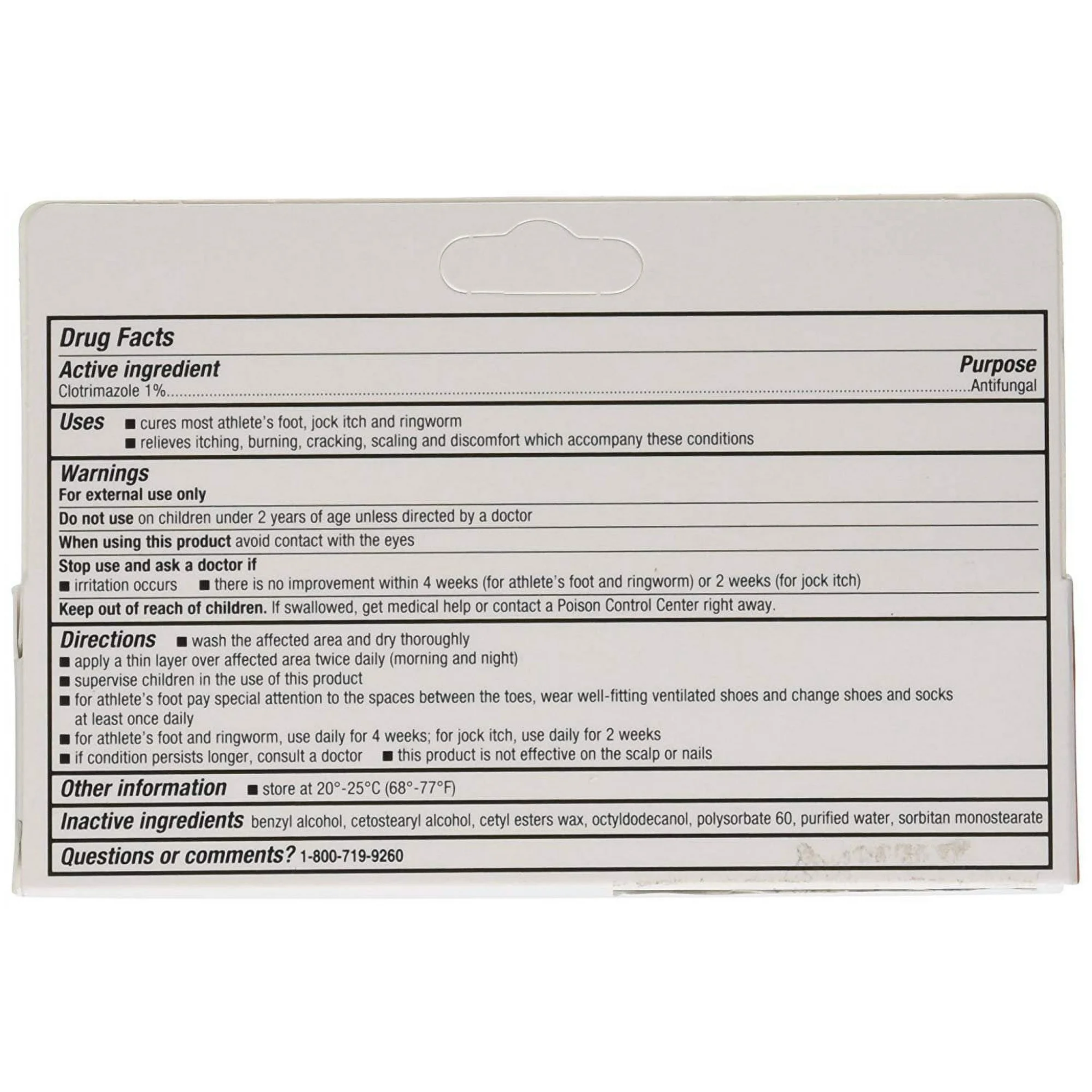 Taro, Clotrimazole Cream USP 1%, Antifungal Treatment for Skin Infections, 1 oz