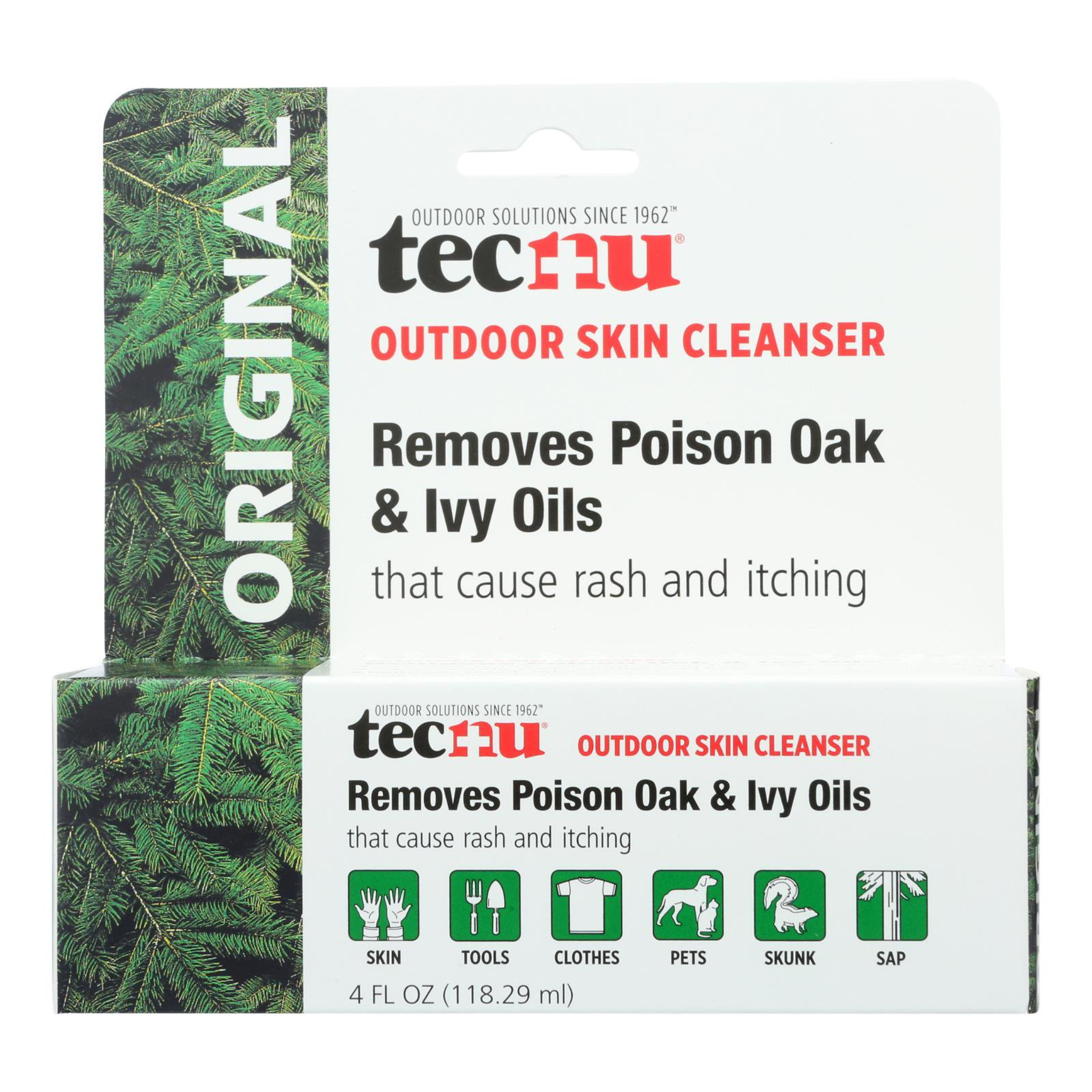 Tecnu, Original Outdoor Skin Cleanser, Removes Poison Oak & Ivy Oils, Effective Protection for Skin, 4 oz
