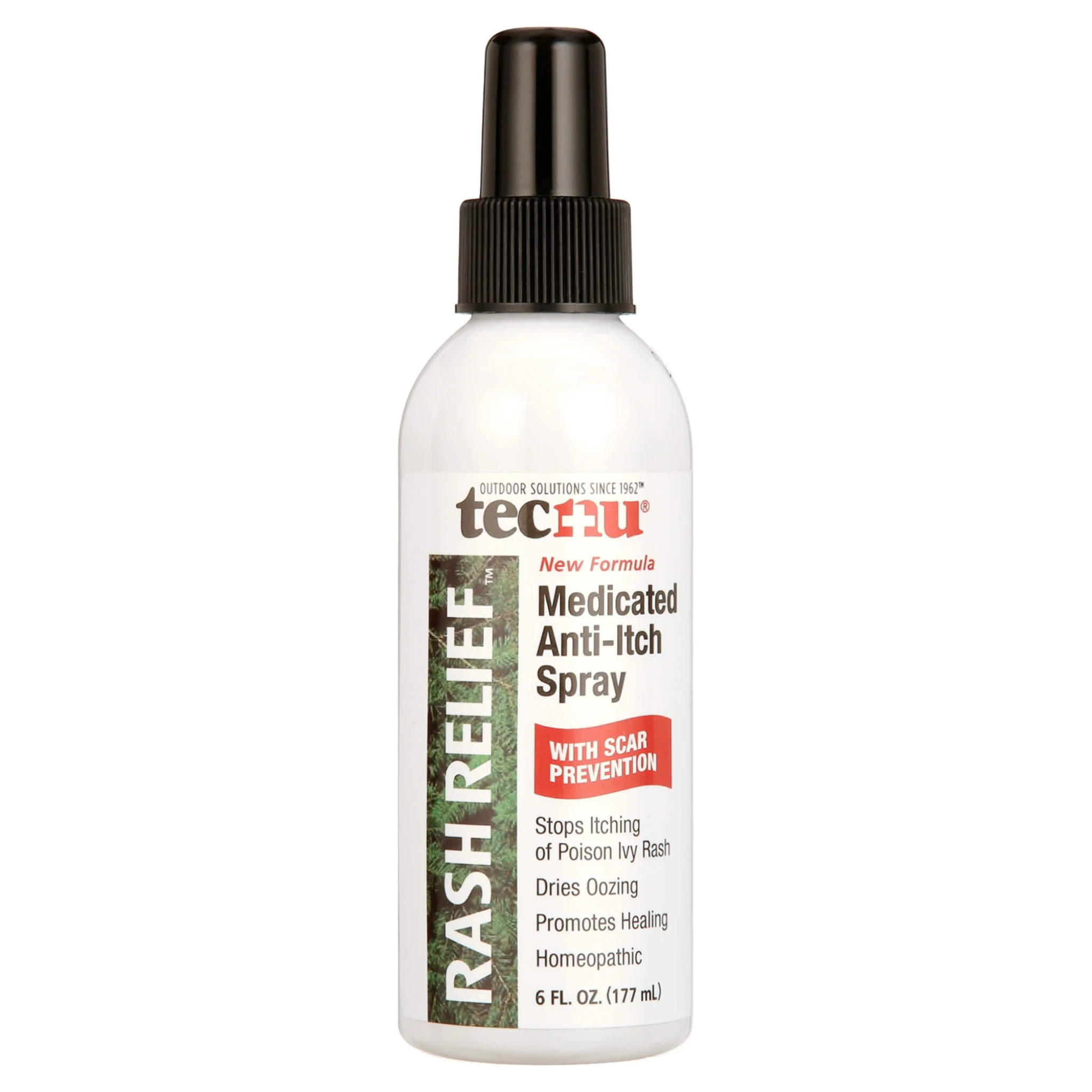 Tecnu, Rash Relief Anti-Itch Spray, Maximum Strength, Topical Analgesic for Itchy Skin, 6 fl oz