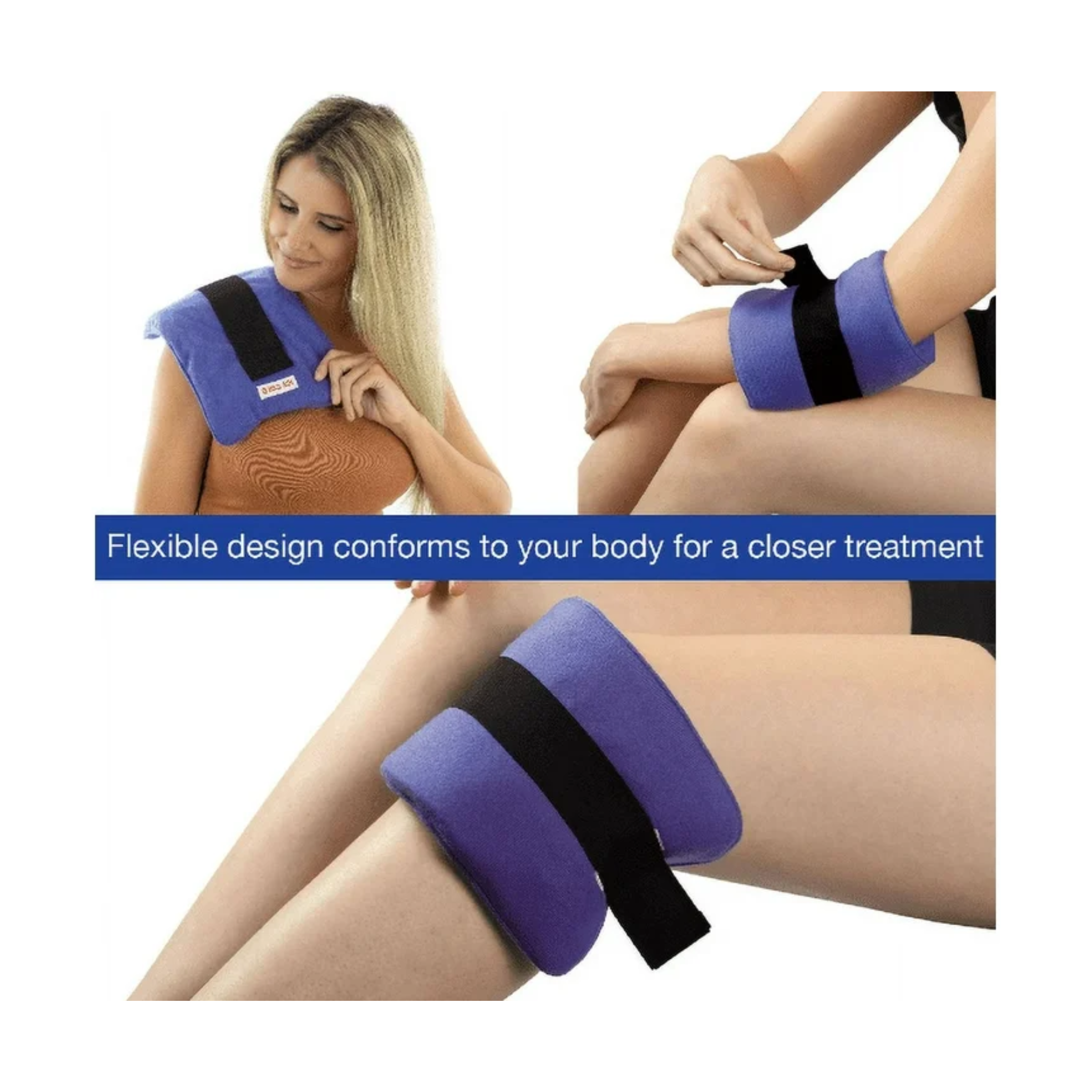 ThermiPaq, Reusable Icy Cold Pack Pain Relief Wrap, Large 8" x 14", Supports Injury Recovery