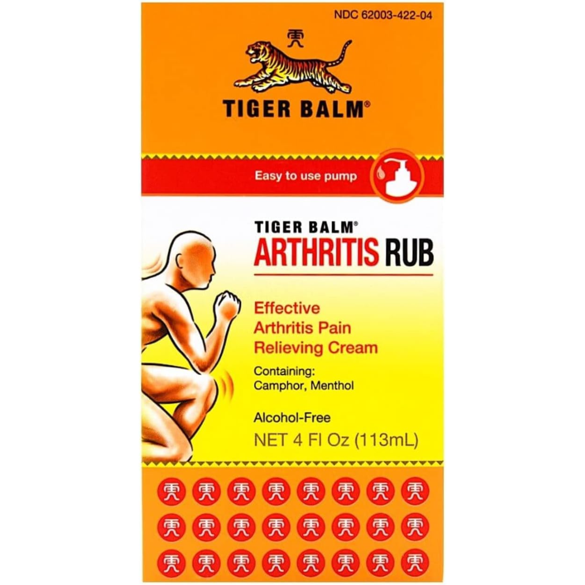 Tiger Balm, Arthritis Rub, Effective Sore Muscle and Joint Relief for Rheumatoid Arthritis and Carpal Tunnel, 4 oz