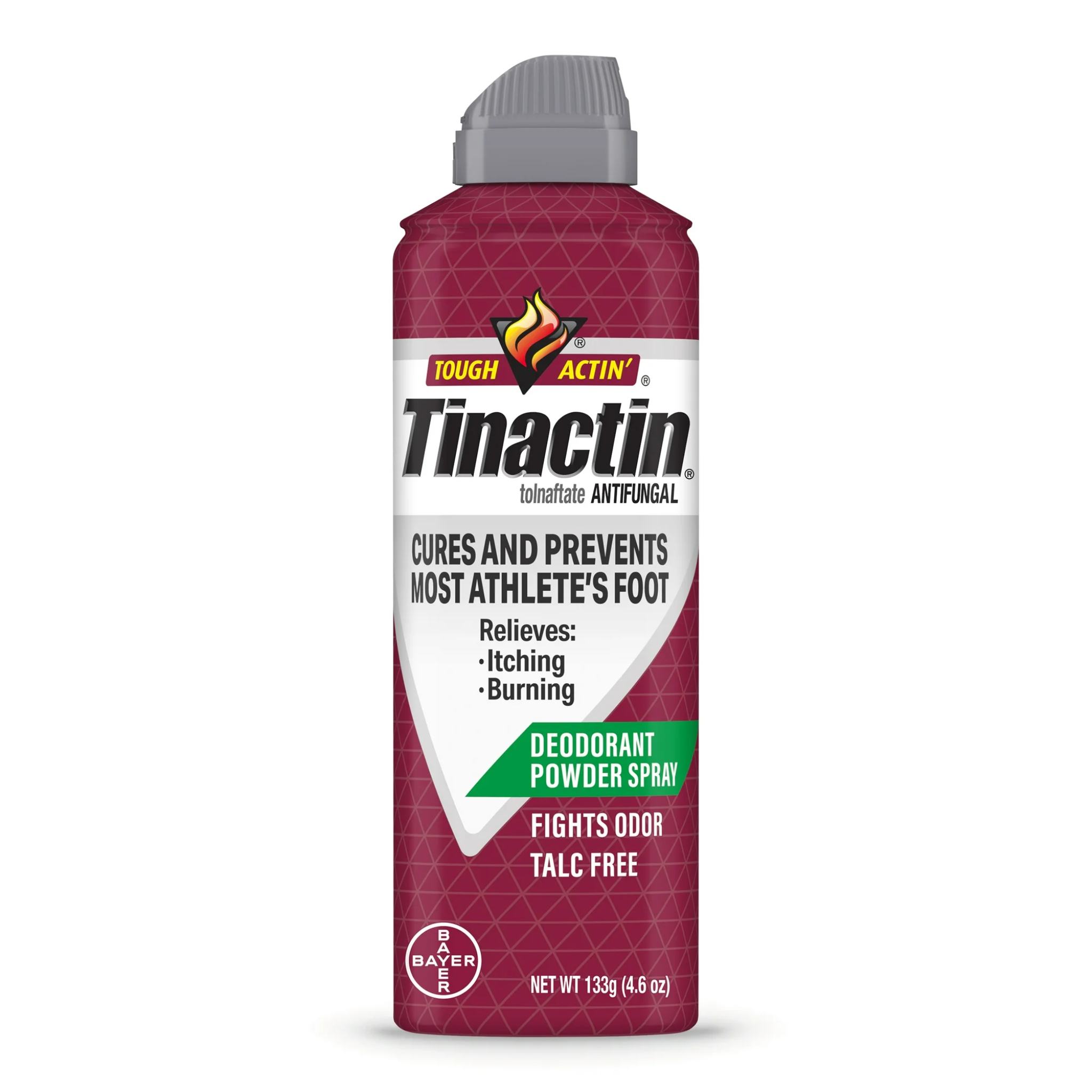 Tinactin, Athlete’s Foot Spray, Antifungal Deodorant Powder, Fresh and Odor-Free Feet, 4.6 oz