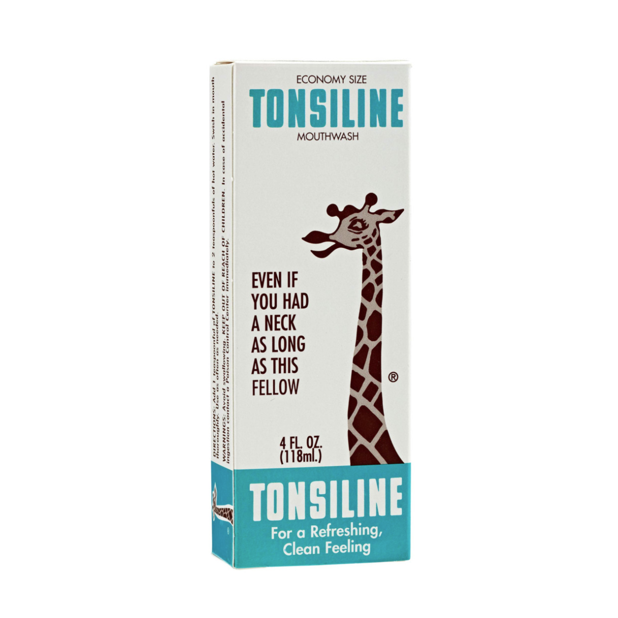 Tonsiline Throat Gargle For Refreshing And Clean Feeling, 4 Oz