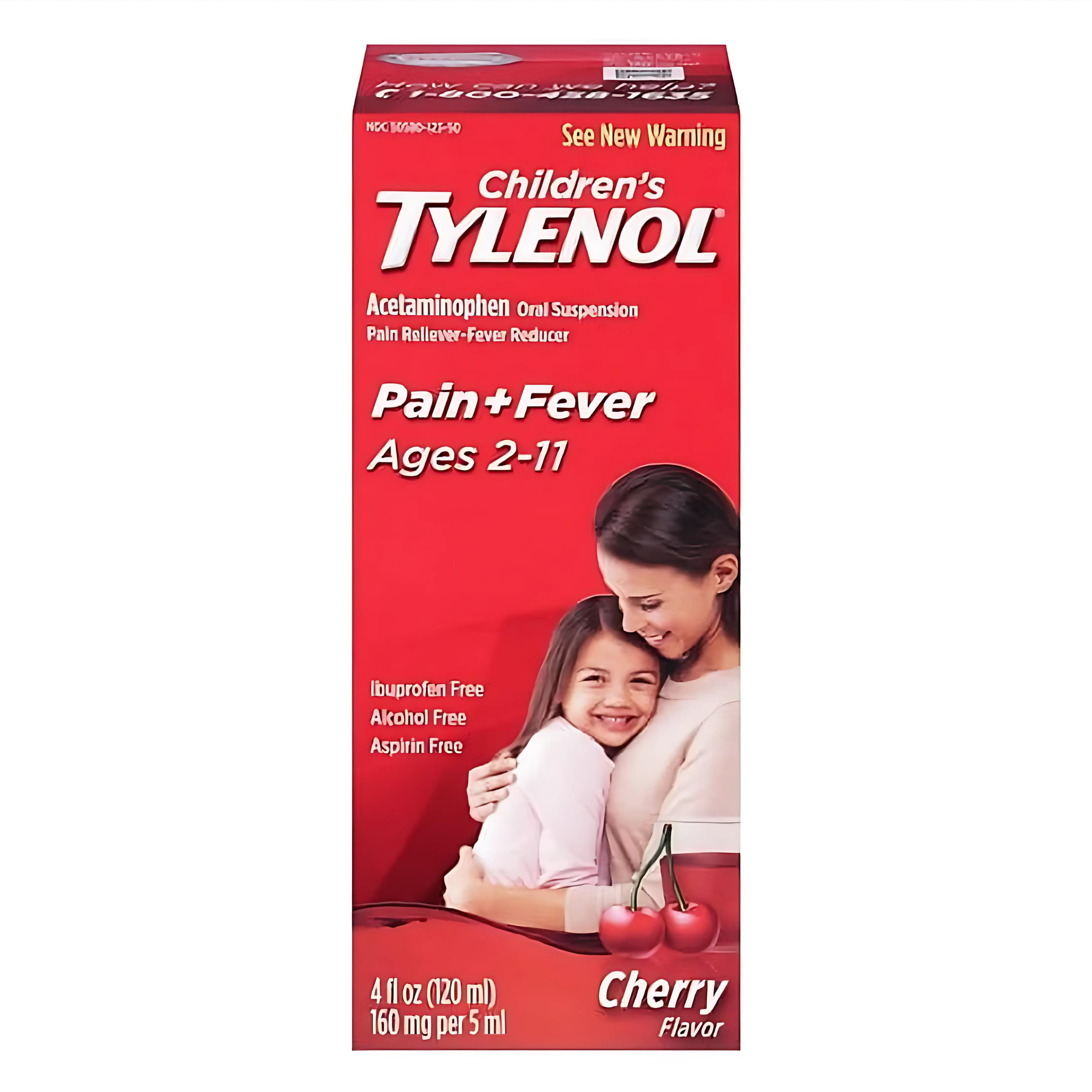 Tylenol Childrens Pain Reliever And Fever Reducer, Cherry Blast Flavor - 4 Oz, Liquid