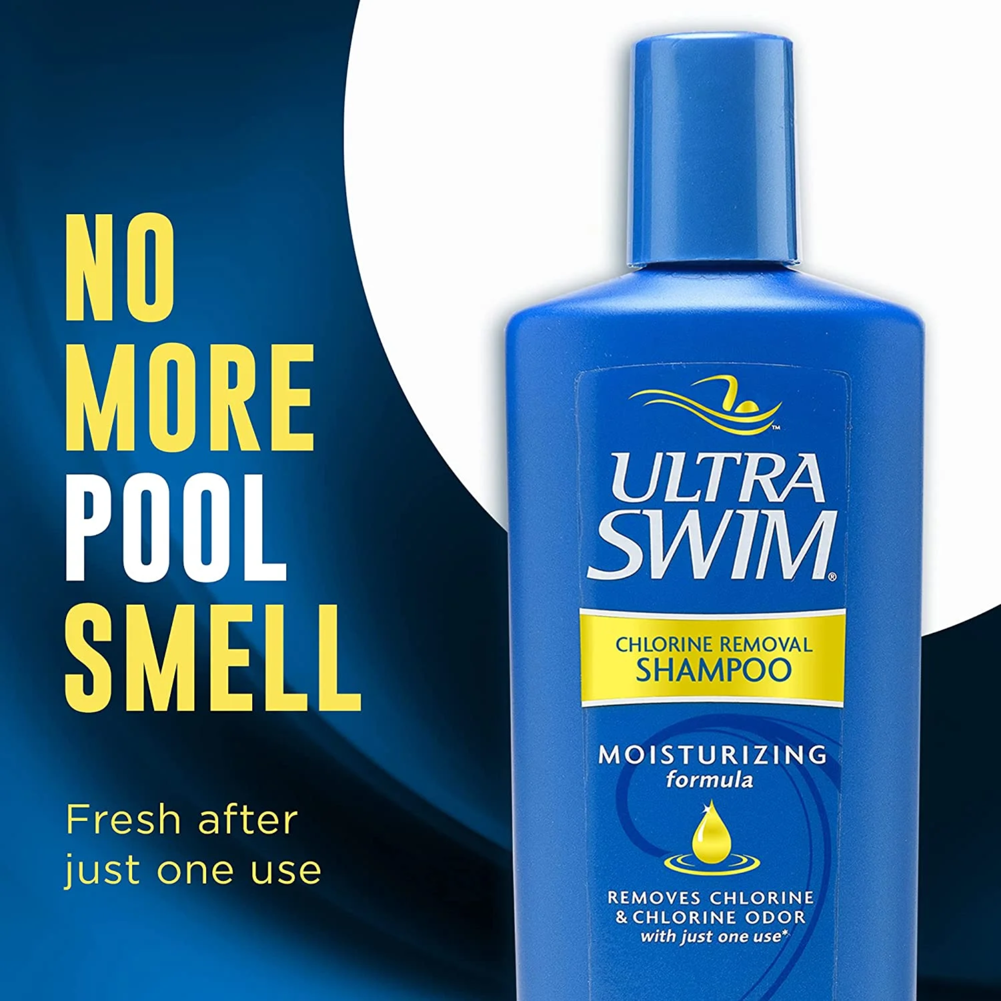 UltraSwim, Chlorine Removal Shampoo, Moisturizing Formula for Swimmers, 7 oz