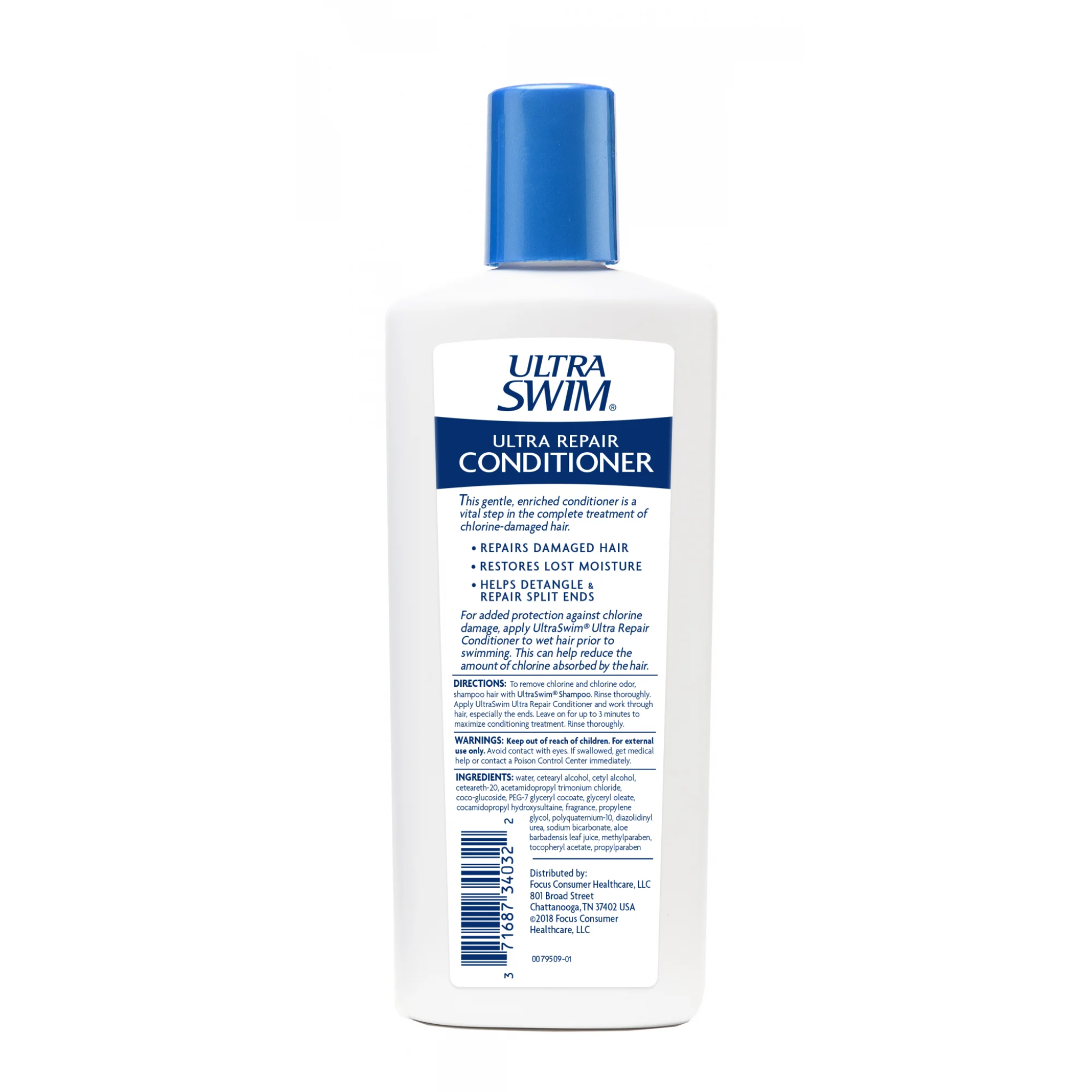 Ultra Swim, Ultra Hydrating Chlorine Removal Conditioner, Restorative Formula for Swimmers, 7 oz - Pharmaful