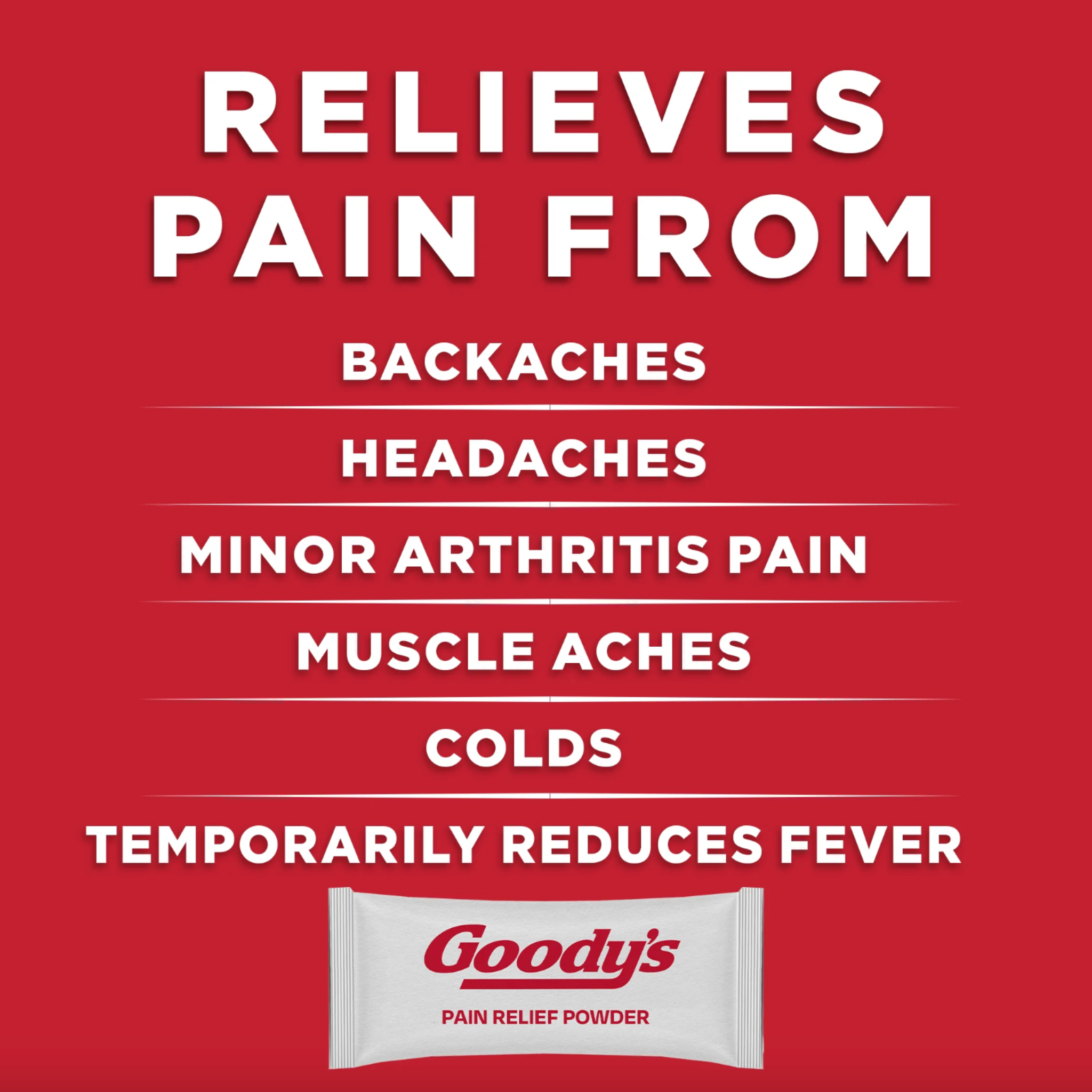 Goody's Back and Body Pain Relief Powder, 24 ct