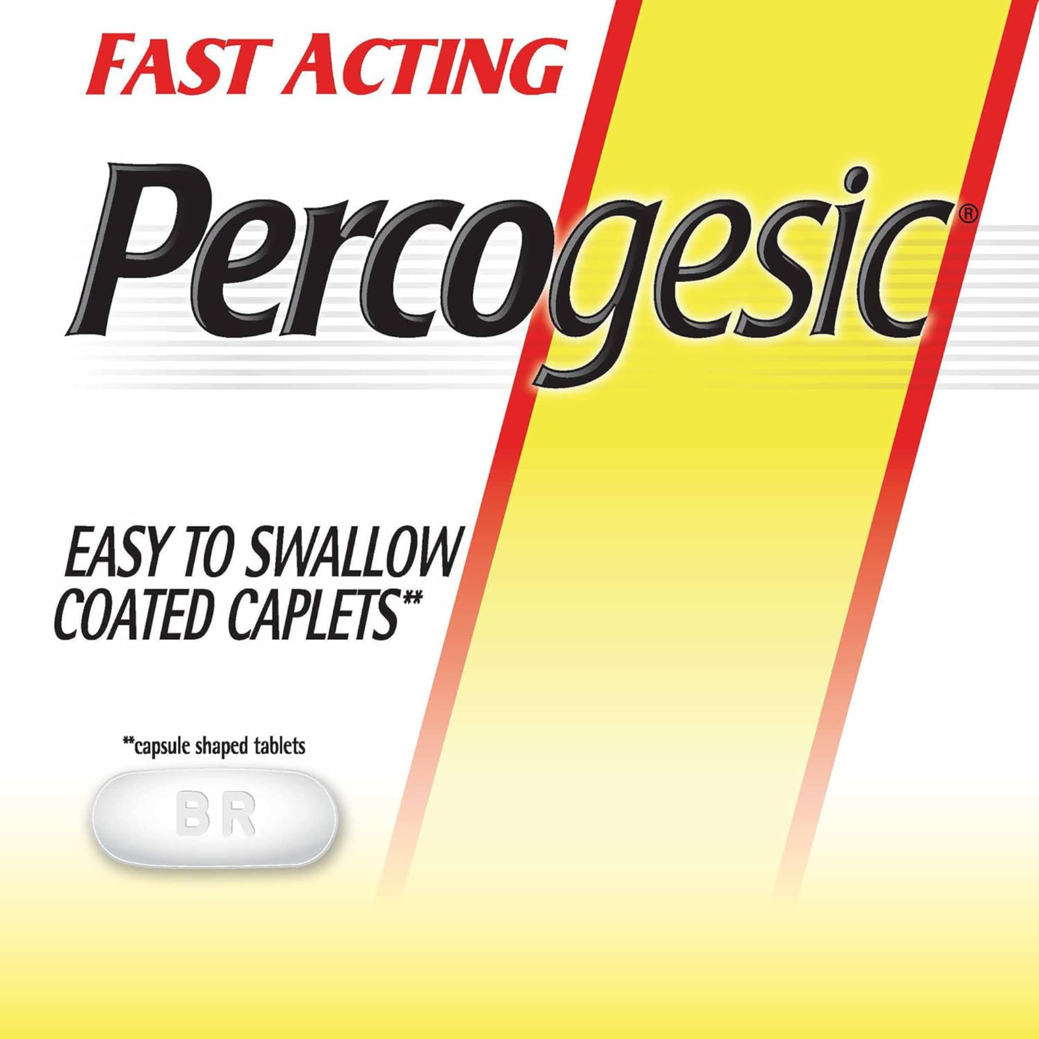 Percogesic Original Strength Pain Relief, Aspirin Free Fast Acting Relief, 90 Tablets