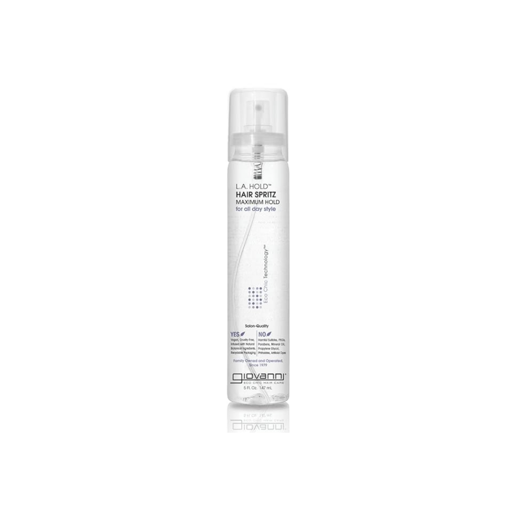 GIOVANNI L.A. Hold Hair Spritz - Maximum Hold Styling Spray, Lightweight, Lauryl & Laureth Sulfate Free - 5 oz