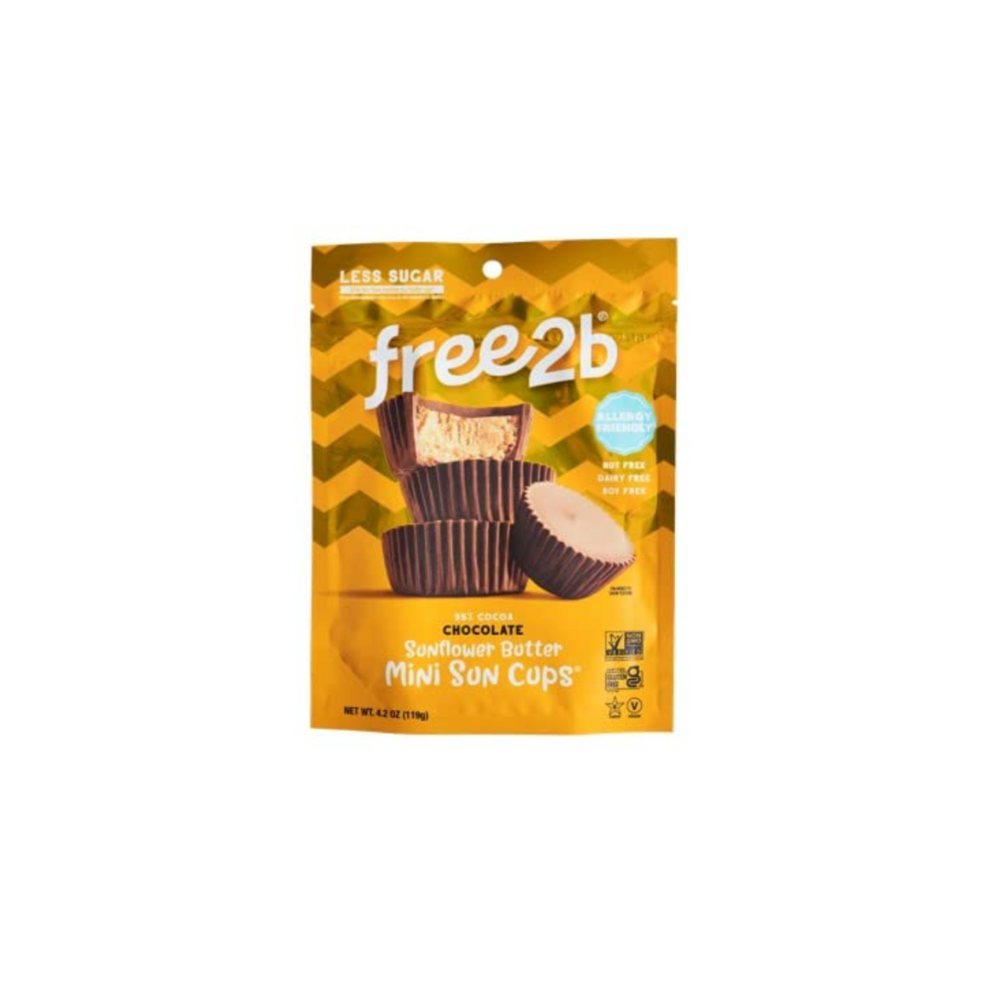 Free 2b Sunflower Butter Mini Sun Cups, 4.2 oz Resealable Bag