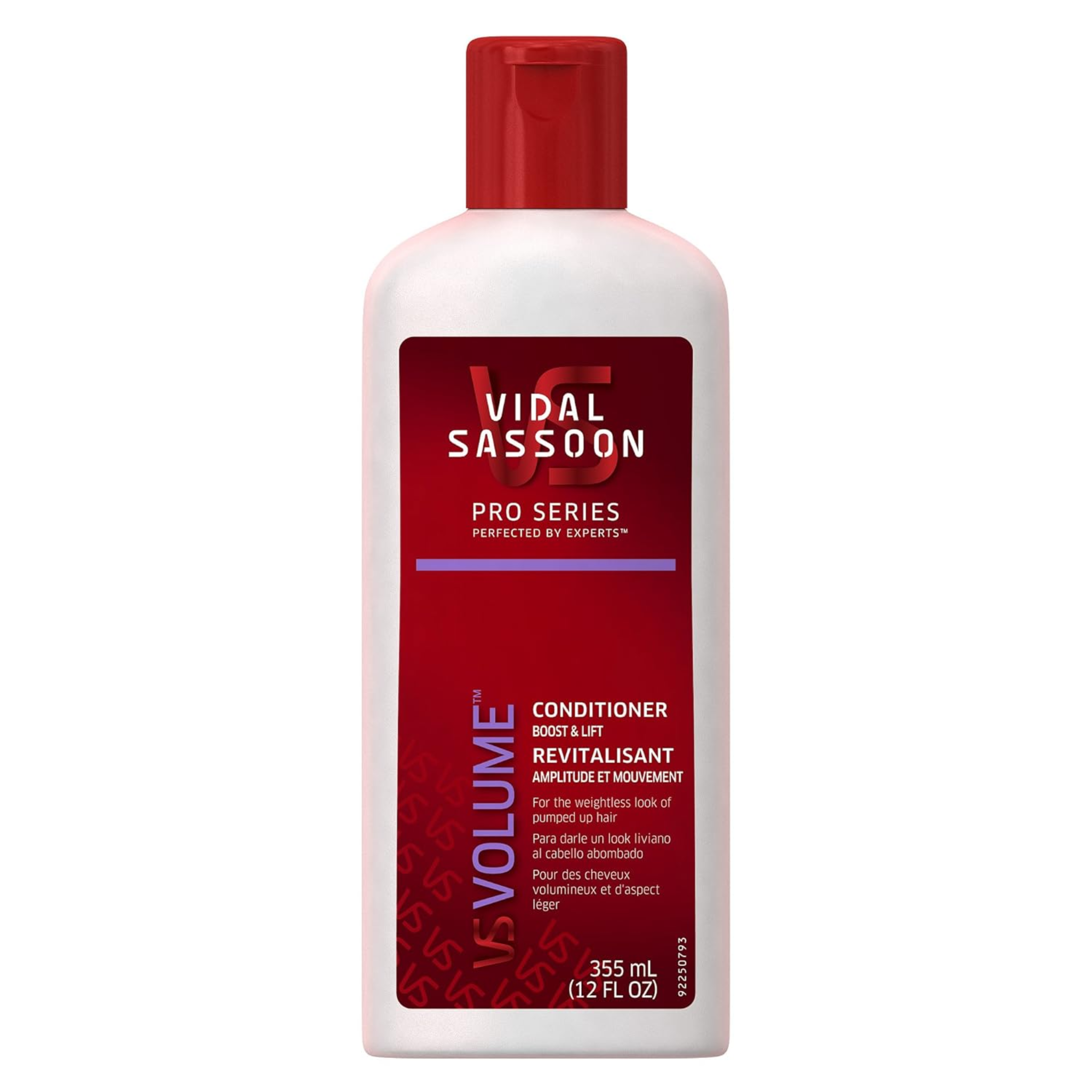 Vidal Sassoon, Pro Series Boost and Lift Conditioner, Volumizing and Lightweight Formula for Full, Bouncy Hair, 12 fl oz