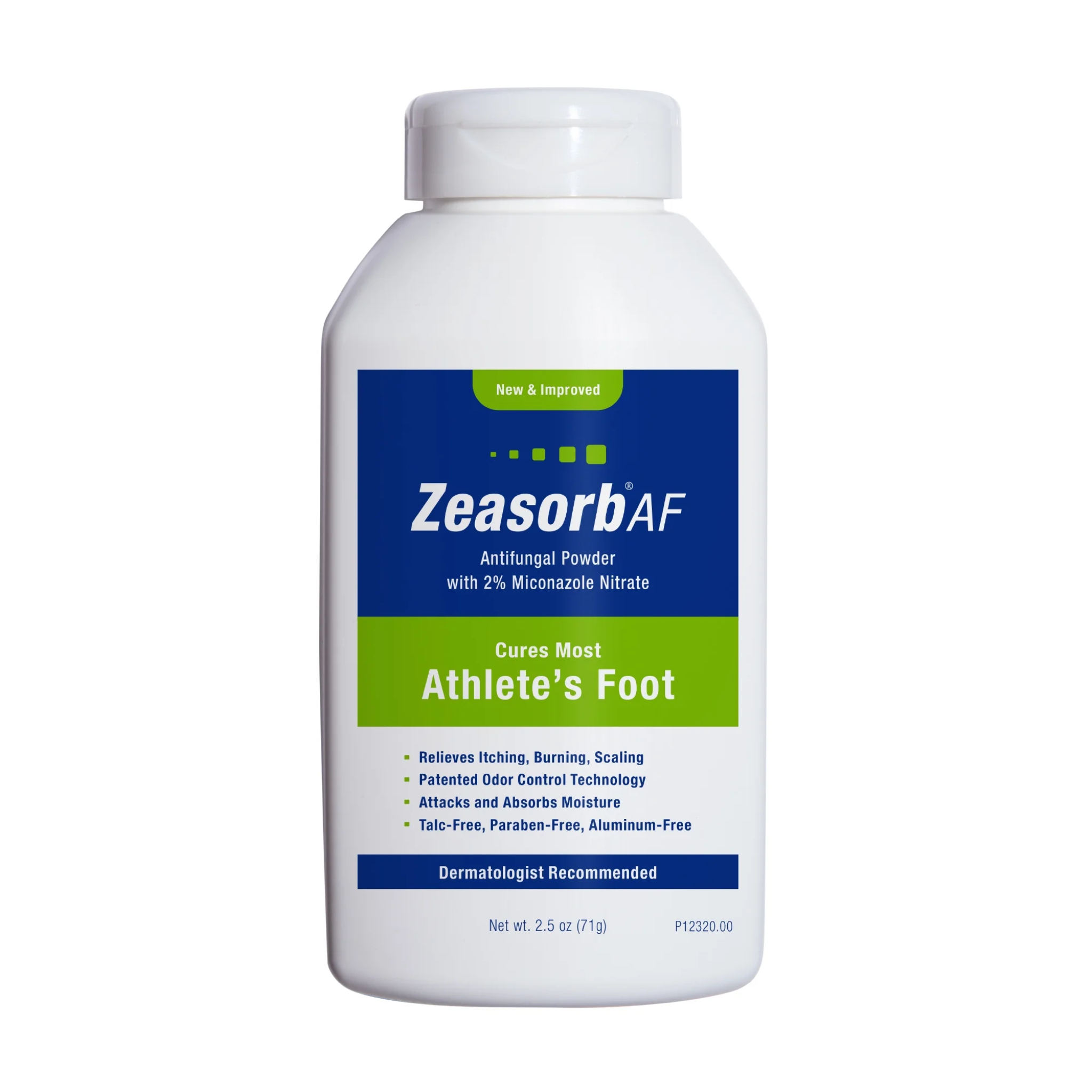 Zeasorb, Antifungal Athlete's Foot Powder, Prevents Fungal Infections and Controls Moisture, 2.5 oz, 1 Count