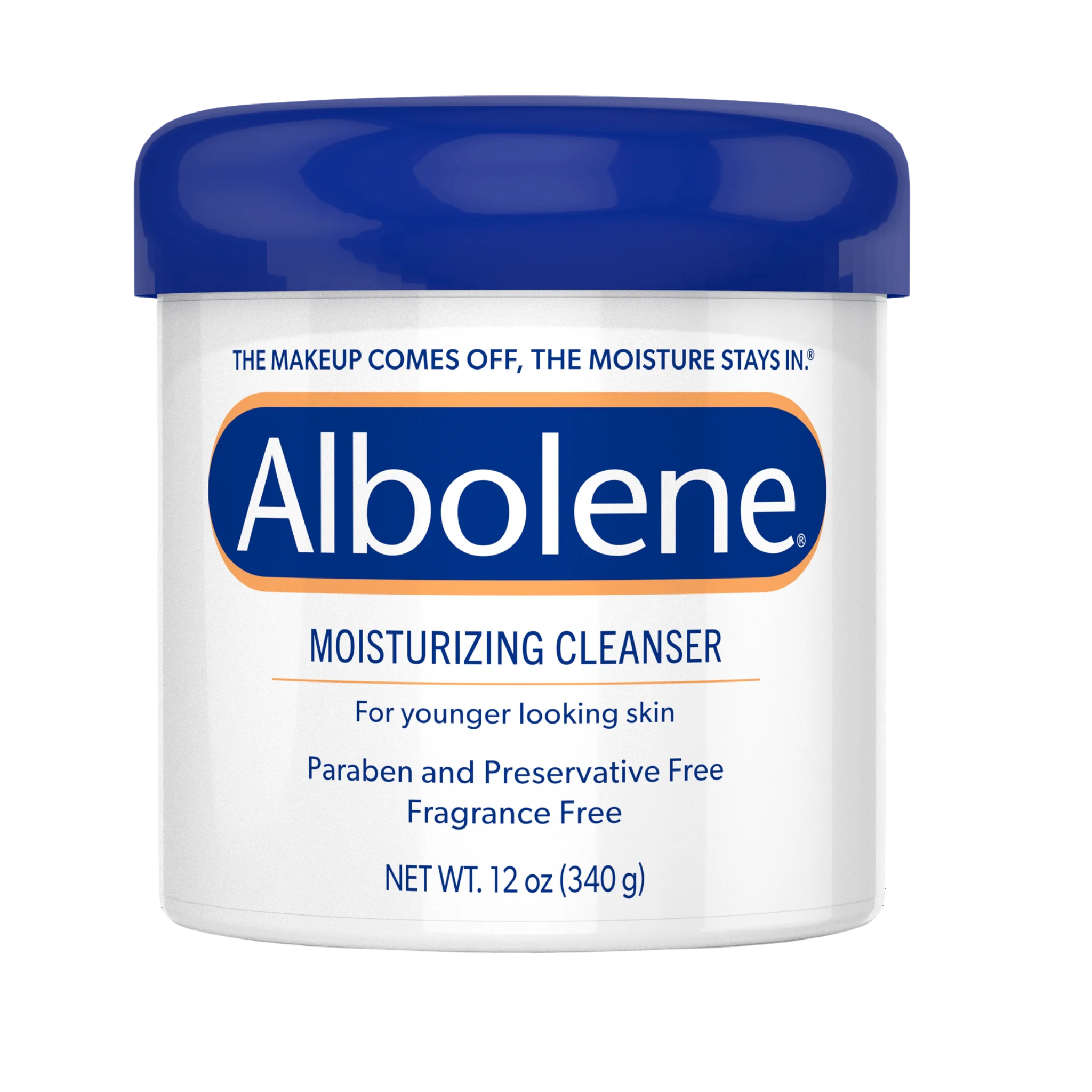 Albolene, Moisturizing Cleanser, Fragrance Free, Gentle Makeup Remover and Hydrating Formula, 12 oz
