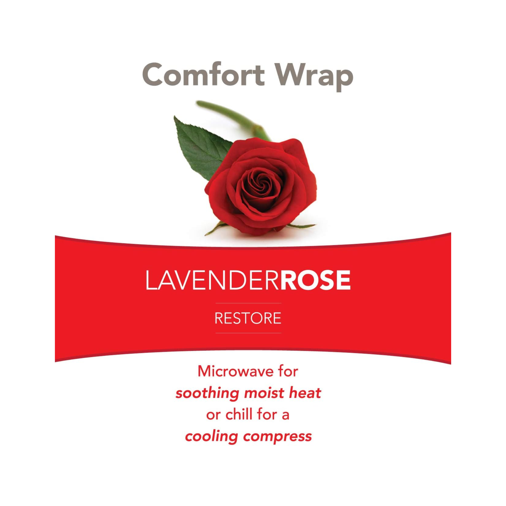 Carex, Bed Buddy Comfort Wrap, Aromatherapy Heating & Cooling Pad for Neck & Shoulders, Pink
