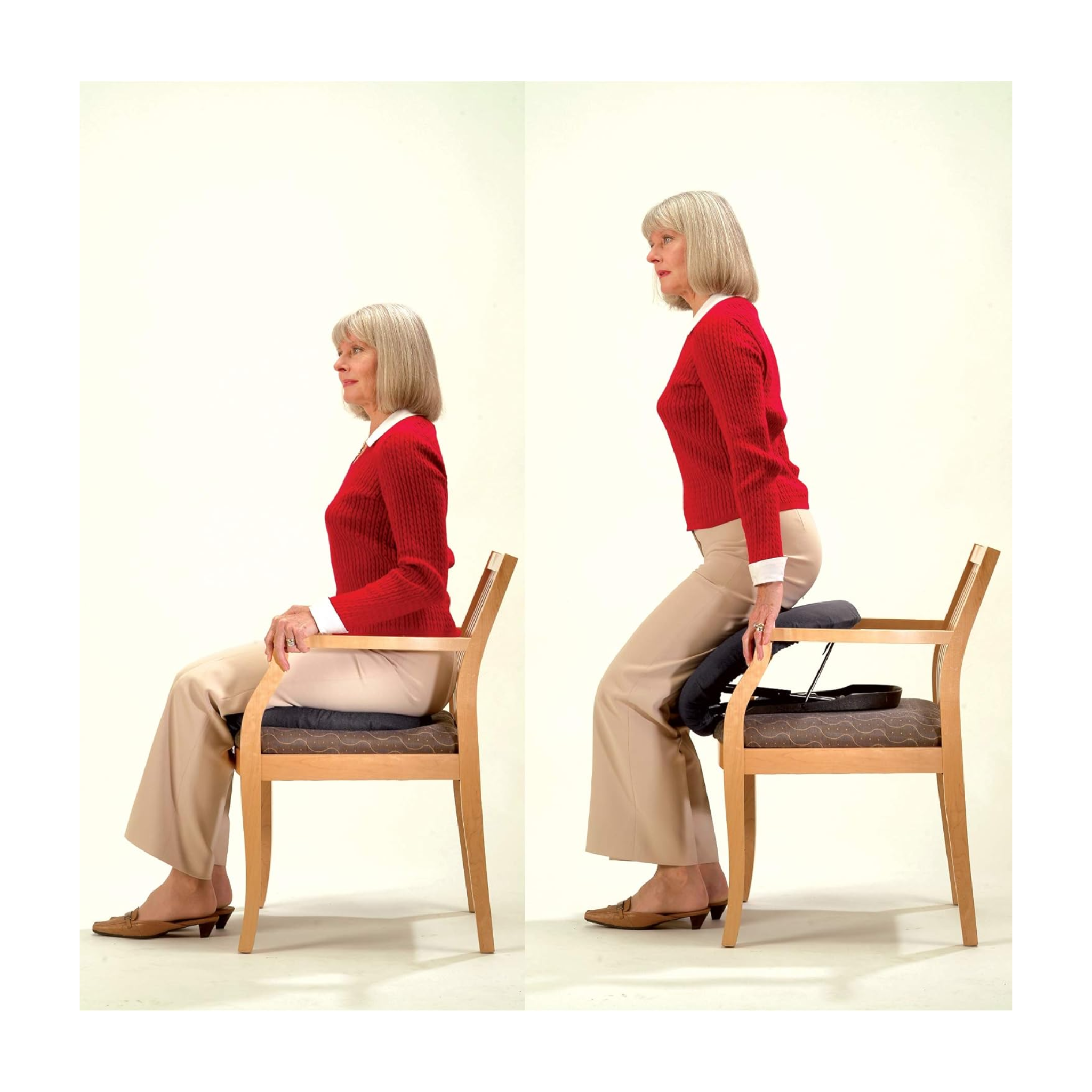 Carex, Uplift Premium Seat Assist, Standard Size, Lifting Support for Easy Standing, Black