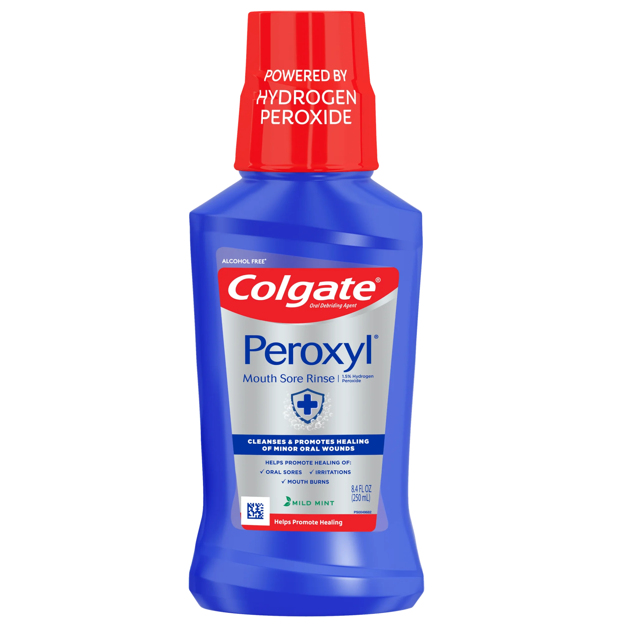 Colgate, Peroxyl Mouth Sore Rinse, Mild Mint for Soothing Oral Irritations, 8.45 fl oz