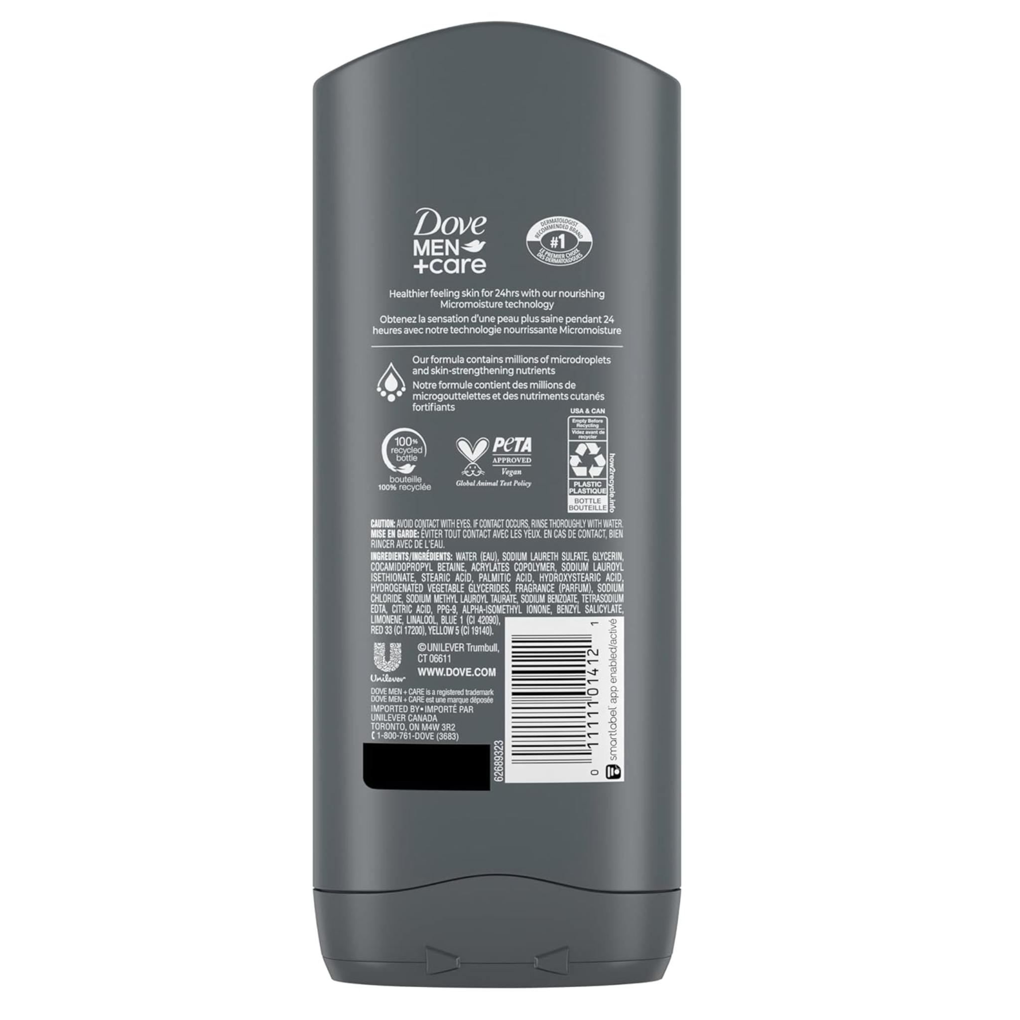 Dove Men+Care®, Clean Comfort Body and Face Wash, Refreshing and Hydrating Cleanser for All Skin Types, 13.5 fl oz - Pharmaful