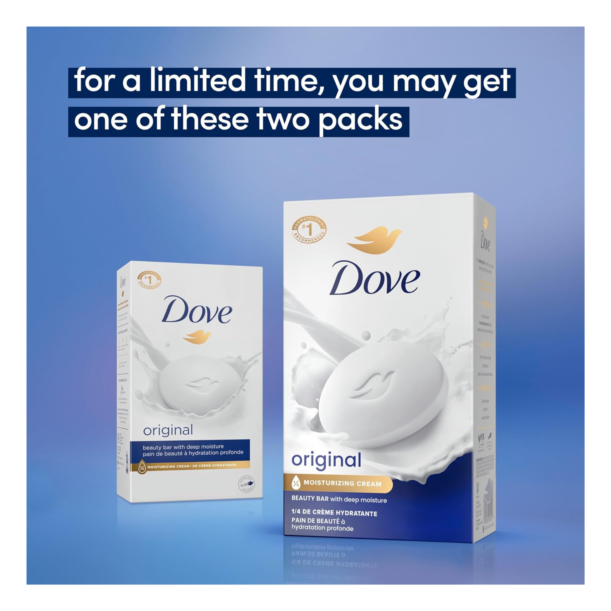 Dove, Skin Care Beauty Bar, Original, Gentle Cleansing for All Skin Types, 3.17 oz - Pharmaful