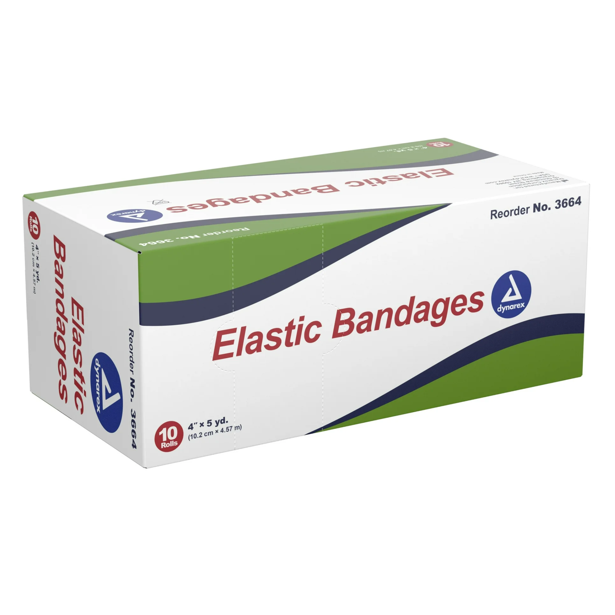 Elastic Bandages, Latex-Free, Flexible & Breathable, 4 Inches, 10 Count
