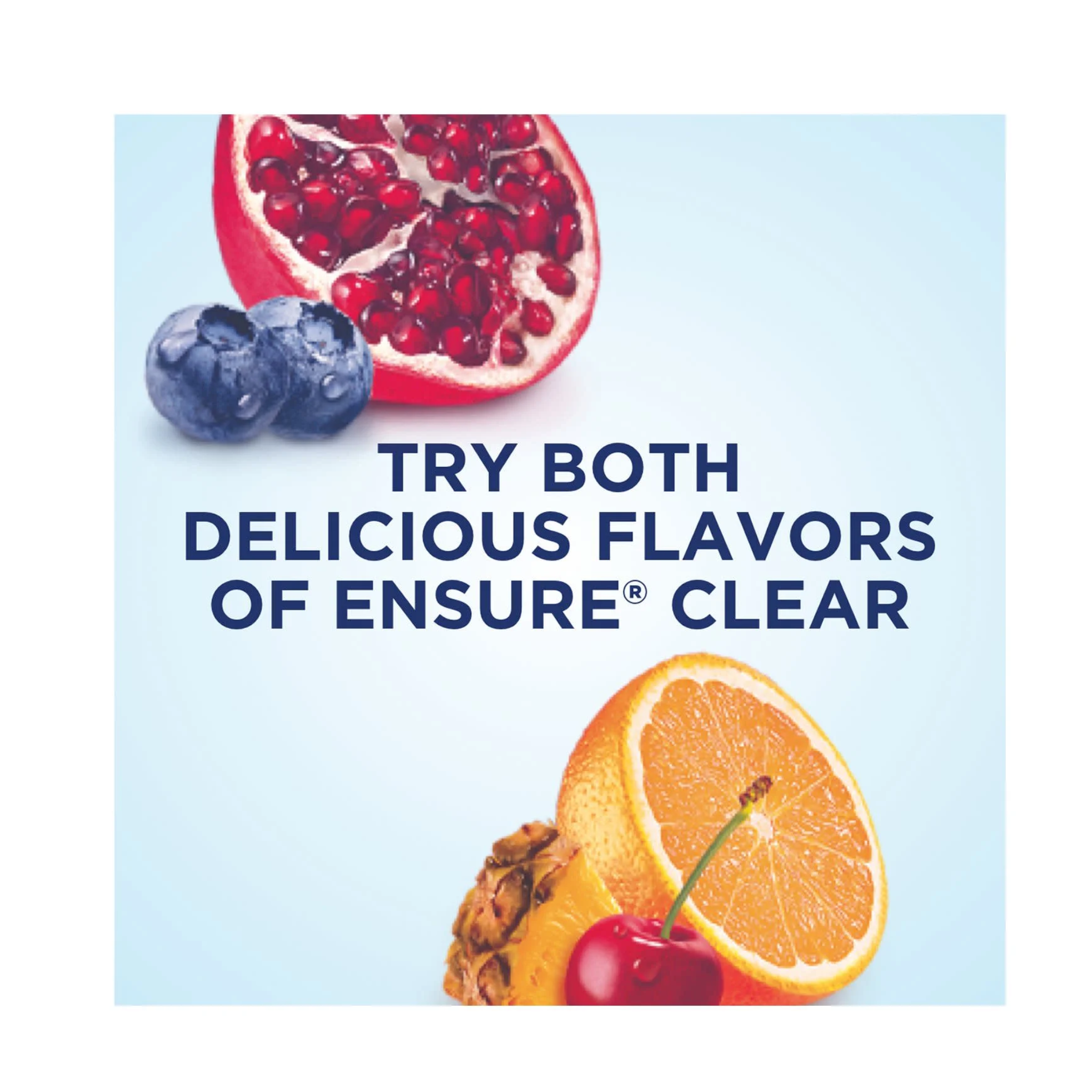 Ensure, Clear Nutrition Drink, Refreshing Mixed Fruit Flavor, 10 fl oz, 12 Pack
