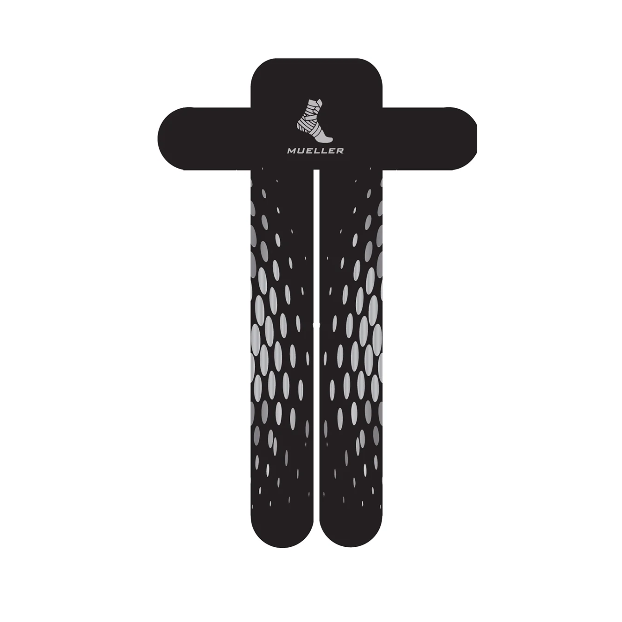 Mueller, Easy Fit Kinesiology Tape, Pre-Cut Shoulder Support Strips, Black, 3 Count