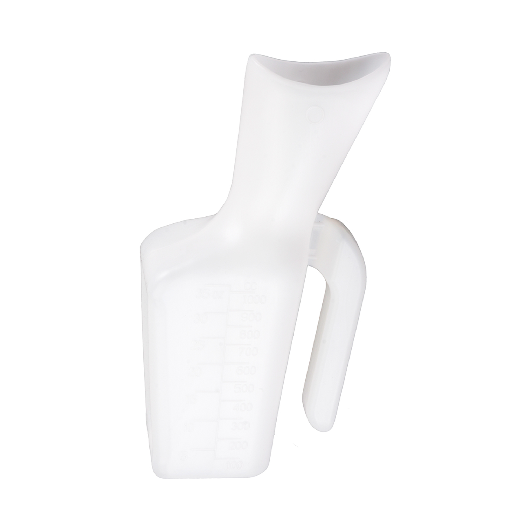 NOVA Medical Products, Female Bed Urinal, Spill-Resistant & Easy-Grip Design, White