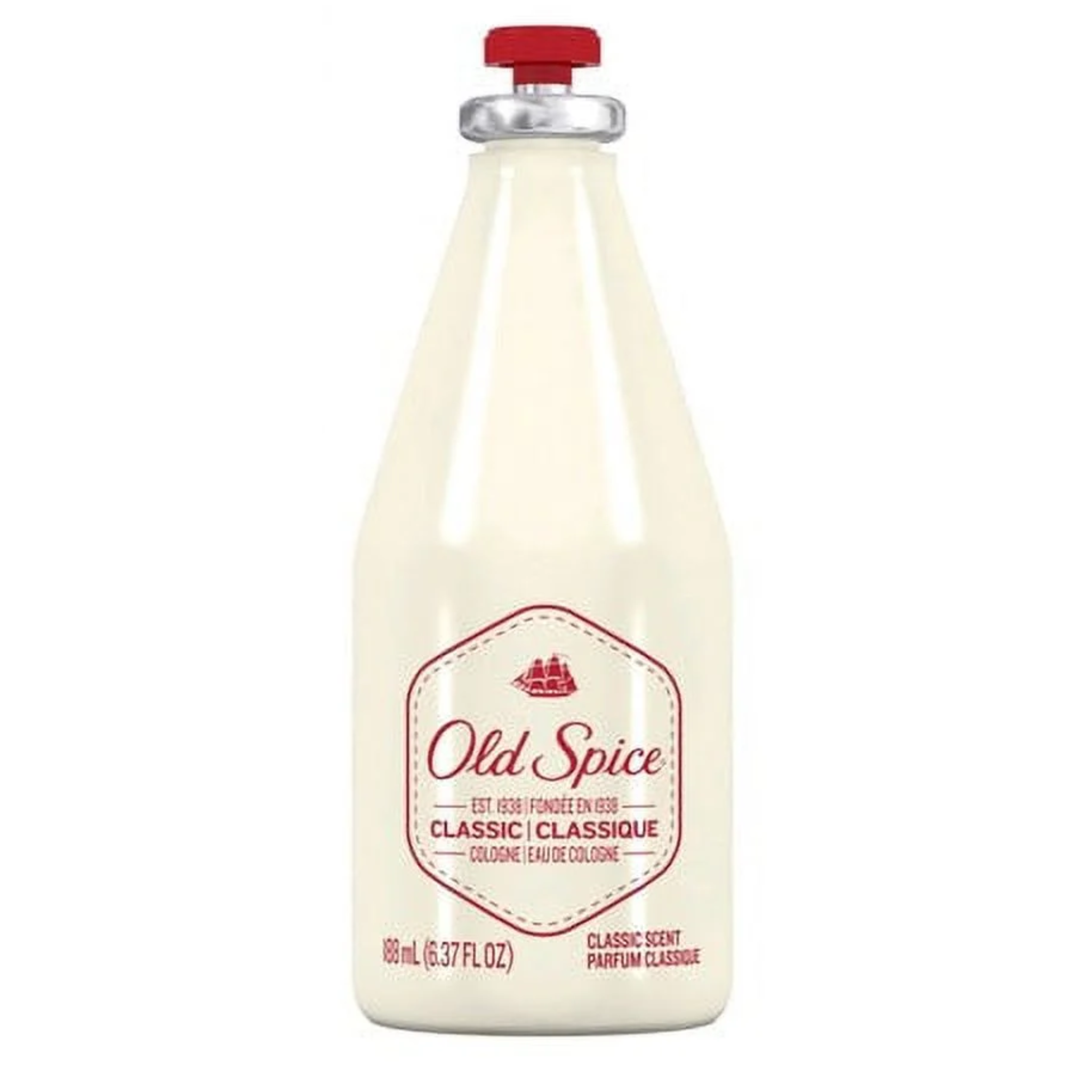 Old Spice, Classic Scent Men's Aftershave, Timeless Masculine Fragrance for Post-Shave Care, 6.37 fl oz
