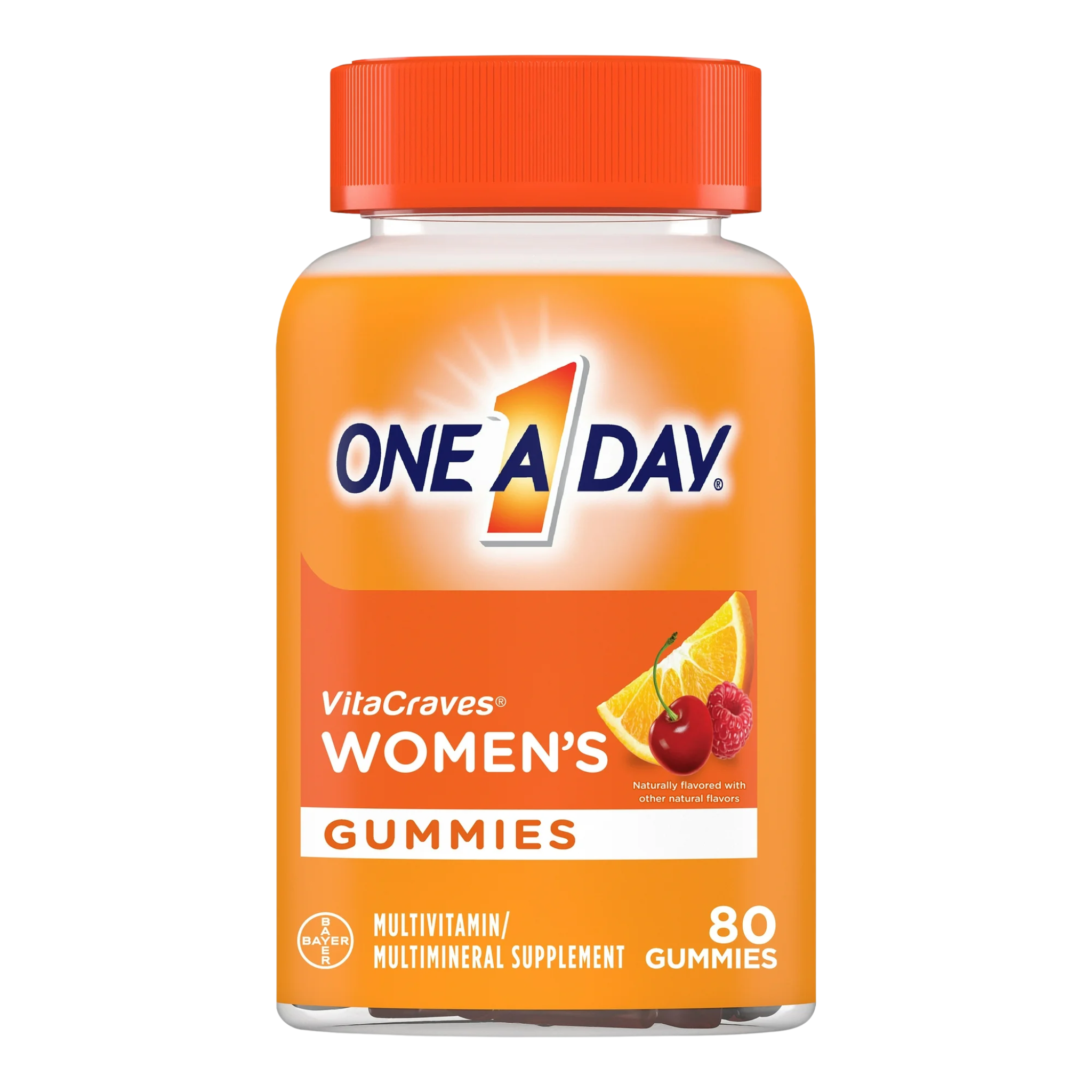 One A Day, Women’s Gummy Multivitamin, Essential Vitamins for Women’s Health, 80 Ct