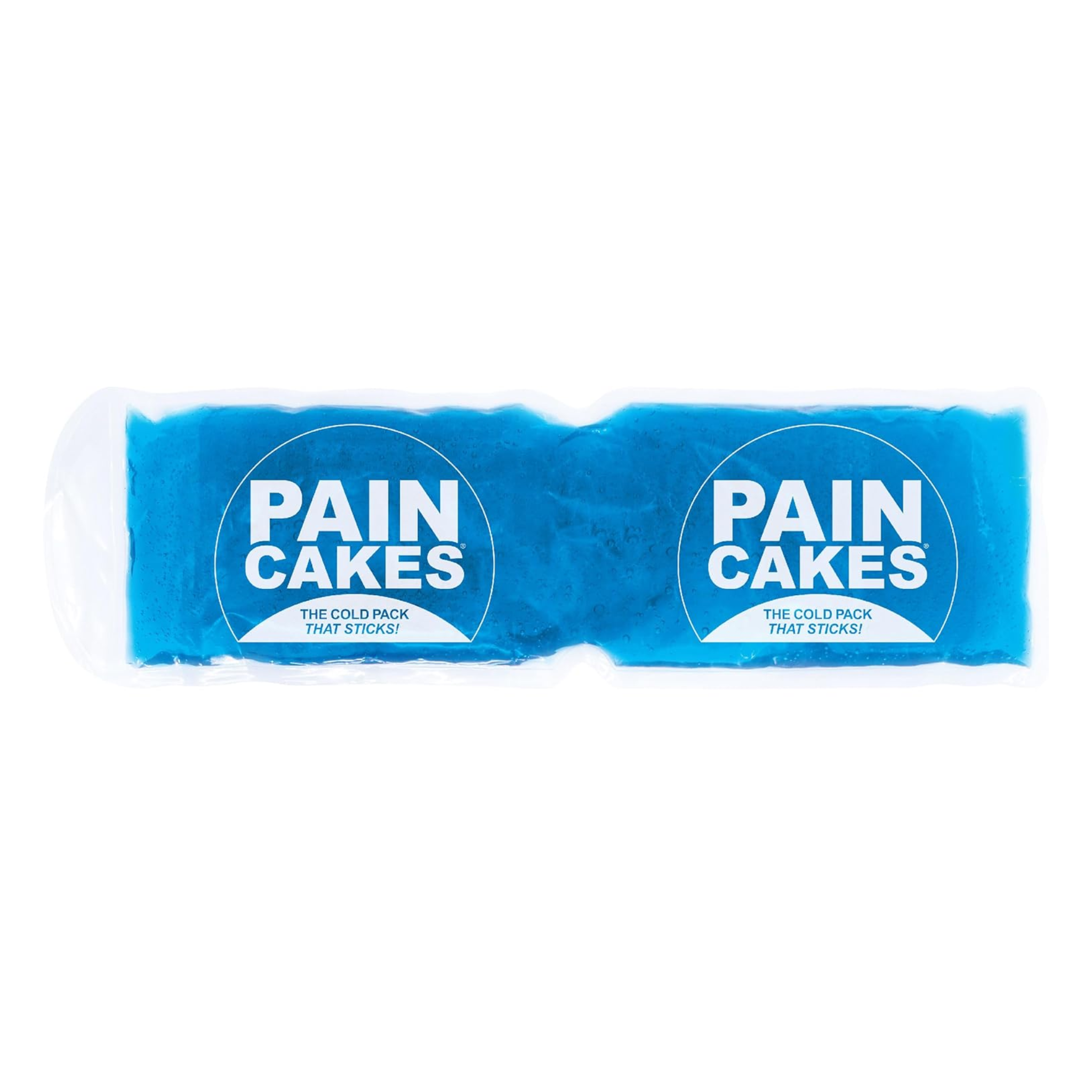 PAINCAKES, Reusable Cold Pack Wrap, Sticks to Body for Hands-Free Pain Relief, 10" x 3"