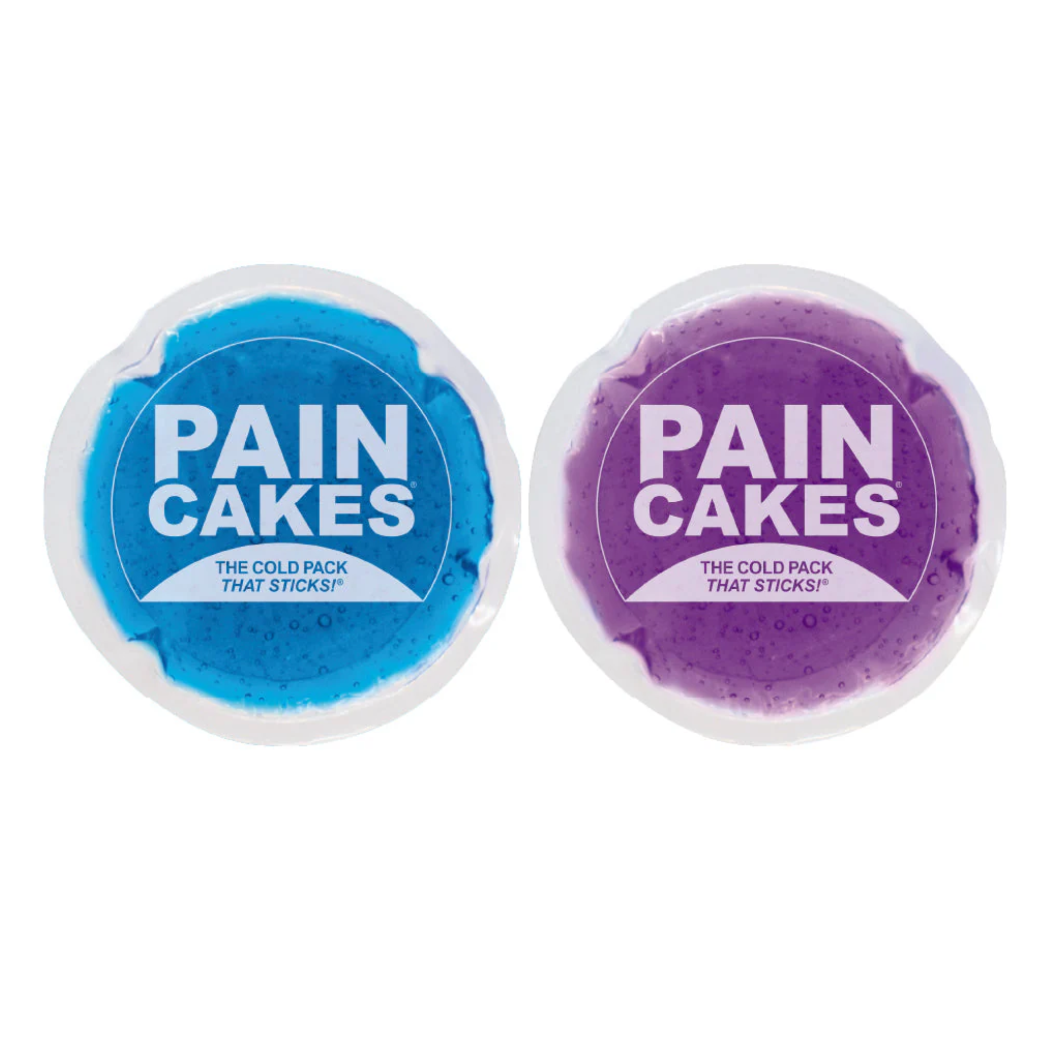 PAINCAKES, Mini Cold Packs, Reusable & Sticks to Body for Hands-Free Relief, 2 Count