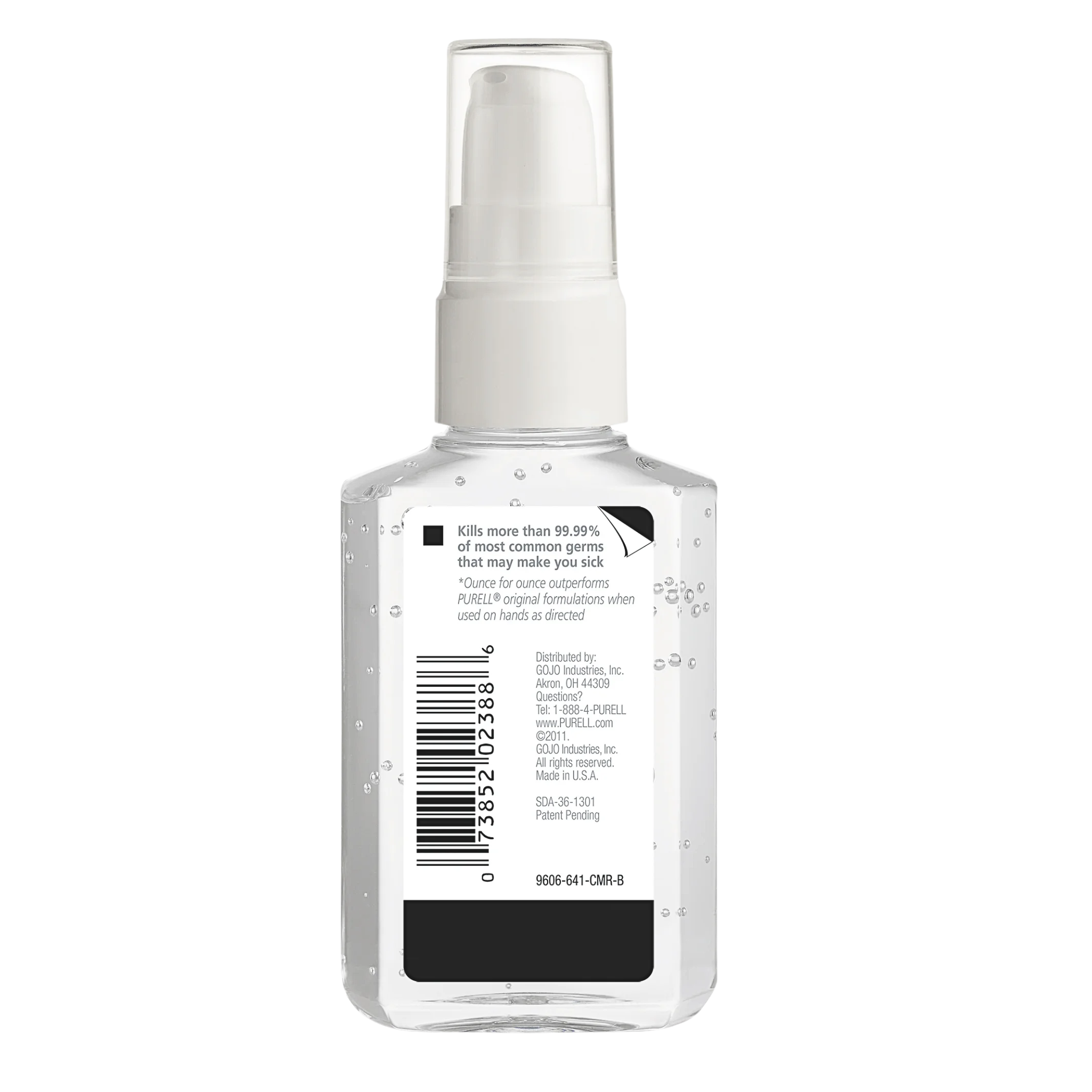 PURELL®, Advanced Hand Sanitizer, 70% Ethyl Alcohol Gel for Effective Germ Protection, 2 oz Pump Bottle
