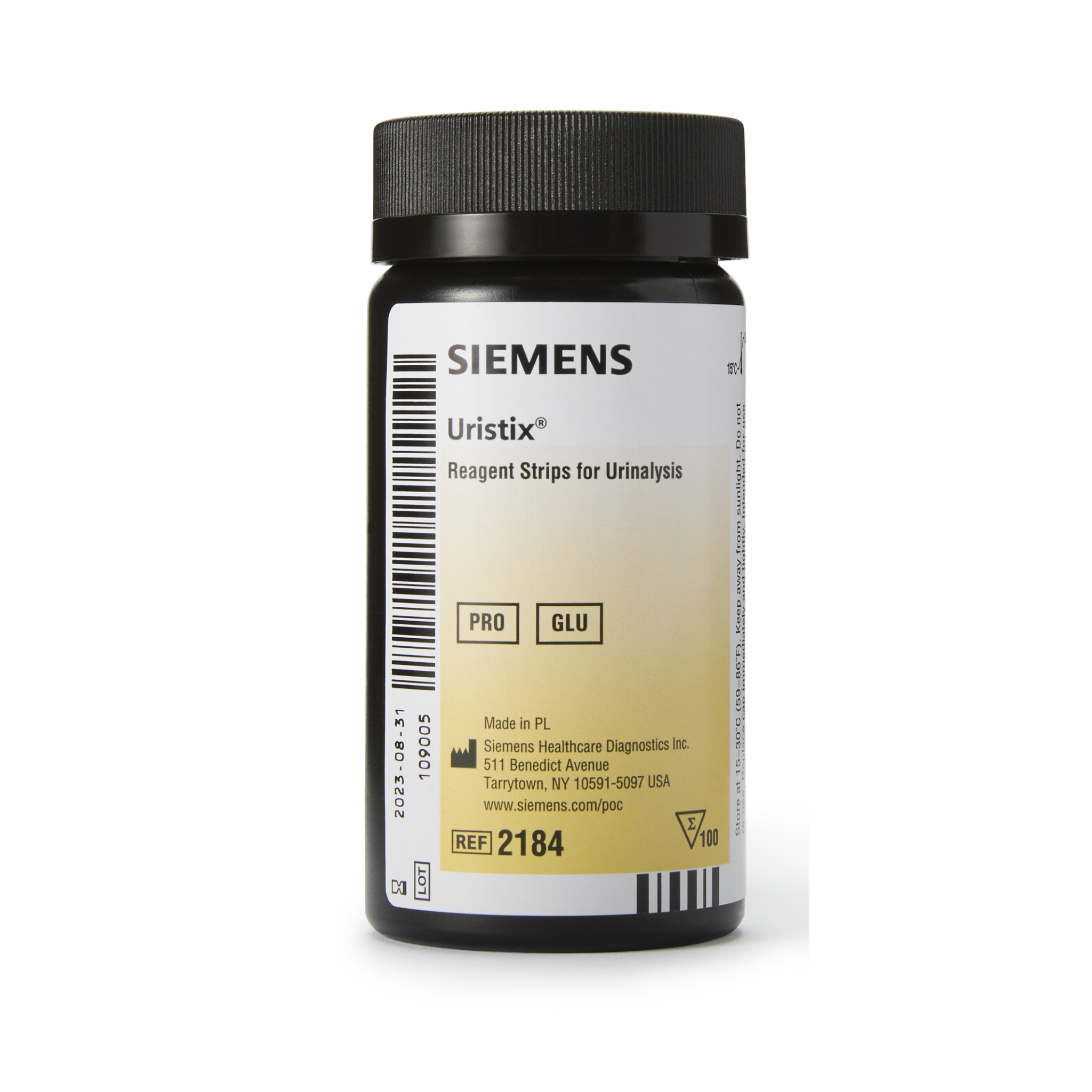 Siemens Healthineers, Urinalysis Reagent Test Strips, Reliable and Fast Results, 100 Count