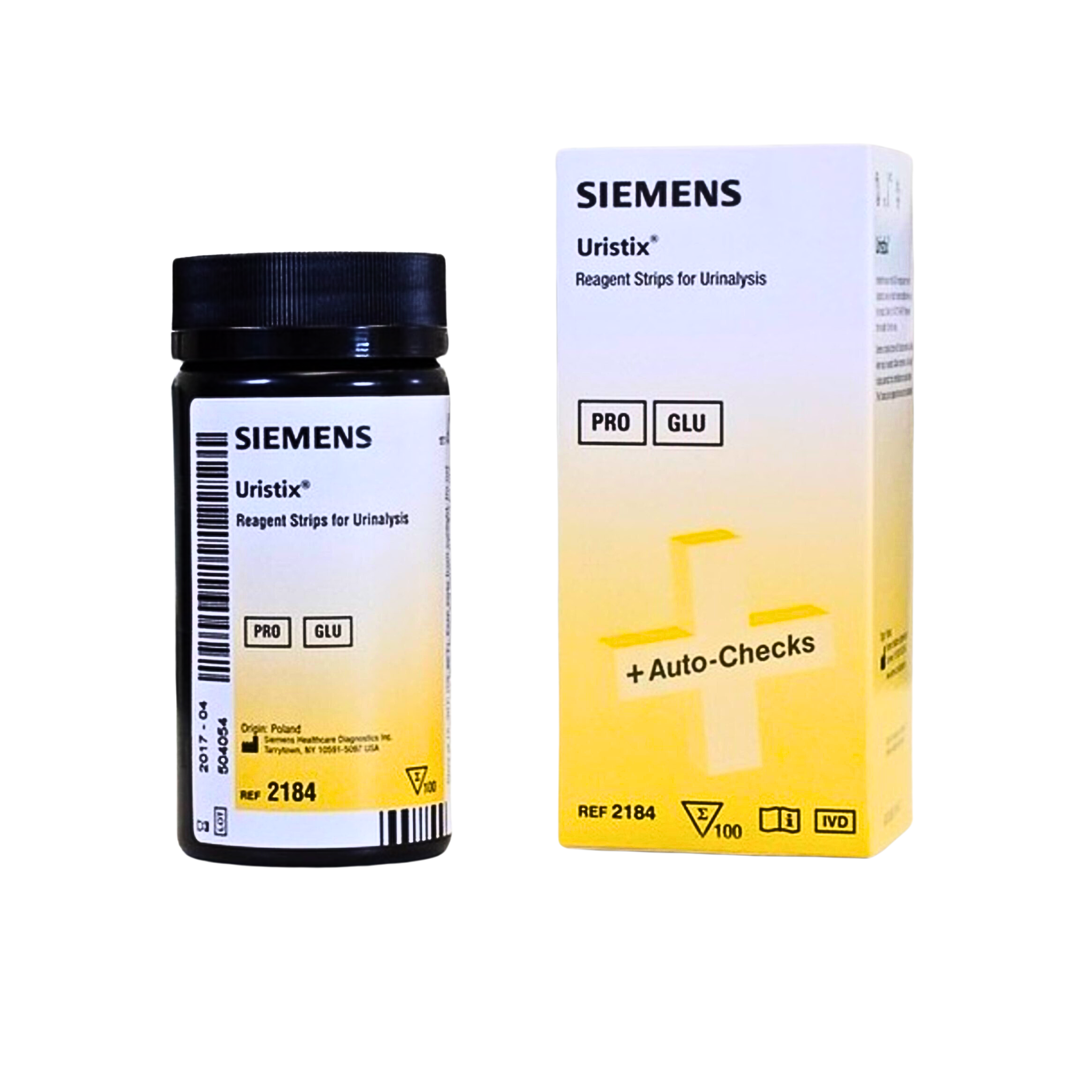 Siemens Healthineers, Urinalysis Reagent Test Strips, Reliable and Fast Results, 100 Count