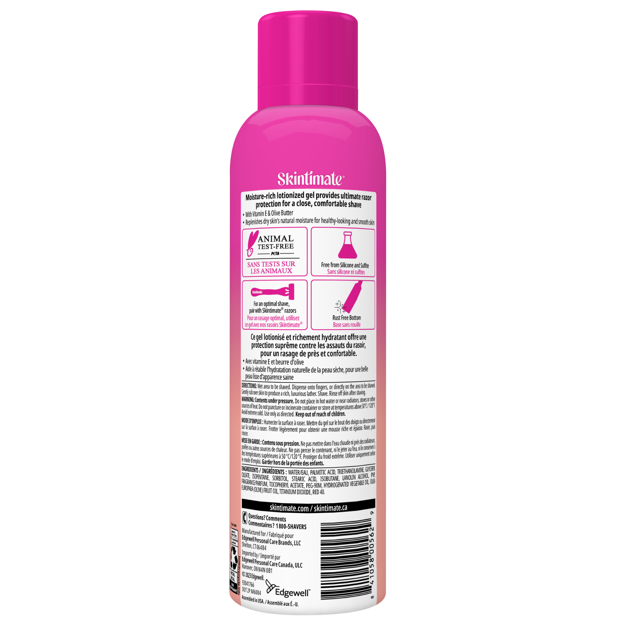 Skintimate, Skin Therapy Dry Skin Women's Shave Gel, Moisturizing Formula with Vitamin E, 7 oz