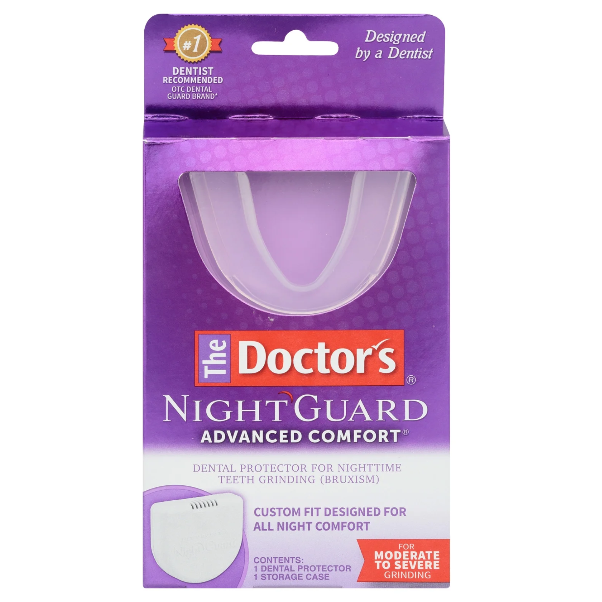 The Doctor’s, NightGuard Mouth Guard for Teeth Grinding and Bruxism, Custom Fit Dental Guard, 1 Pack