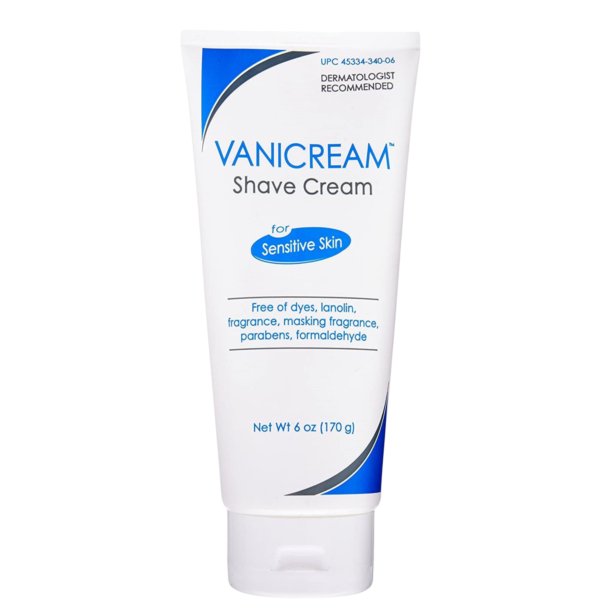 Vanicream, Shave Cream for Sensitive Skin, Gentle and Non-Irritating Formula, 6 oz